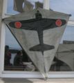 Target Kite mit Aufdruck für den Krieg im Pazifik (Leitwerk fehlt)